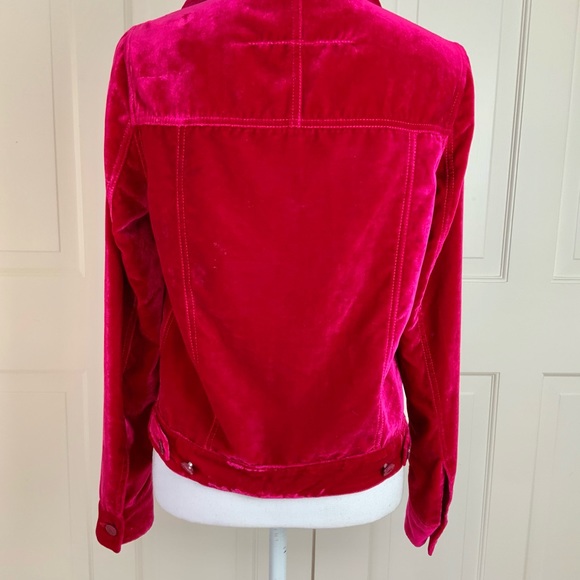 Givenchy pink velvet button up  jacket - Picture 6 of 16